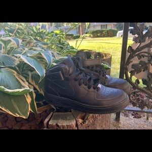 Nike air force 1 high top black